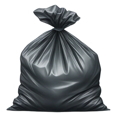 trash plastic bag sticker