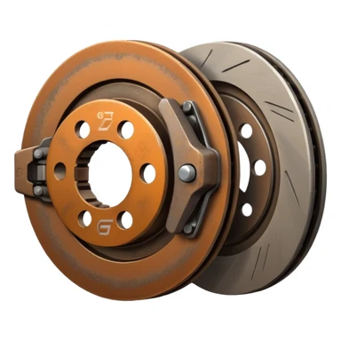 brake disk and caliper sticker