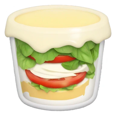 Salad with mayonnaise  sticker