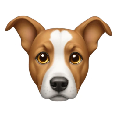 a dog backdroping sticker