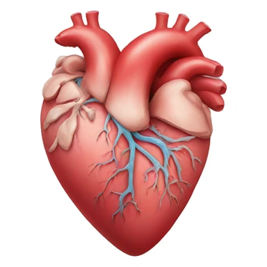 Anatomy heart sticker