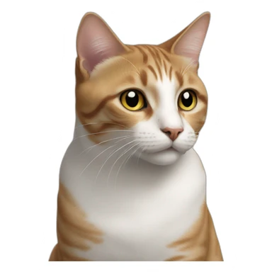 a photo of a cat sticker