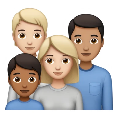 People. Linear minimalistic drawing without text sticker