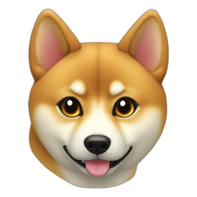 lovely shibainu & black cat sticker