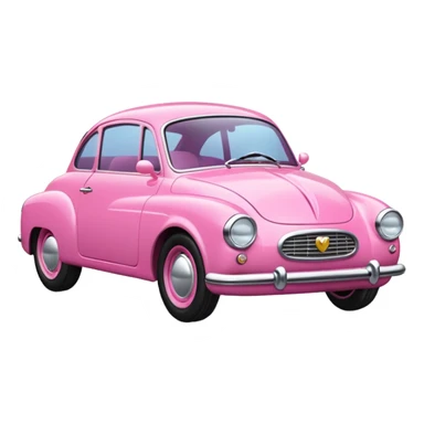 pink  car  sticker