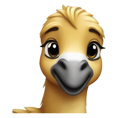 A cutie gosling sticker