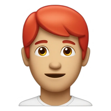 Letra X en color rojo sticker