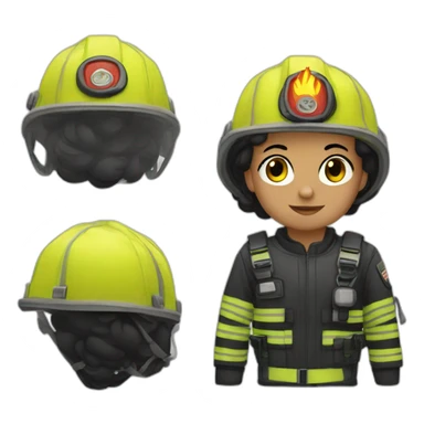 sirena de bomberos sticker