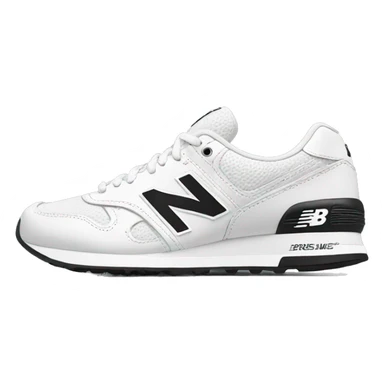 white new balance runners sticker