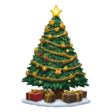 Harry potter themed christmas tree sticker