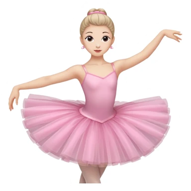 Ballet dancer, pink clothes sticker