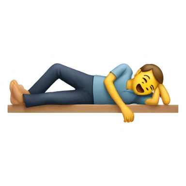 A slipping person sticker