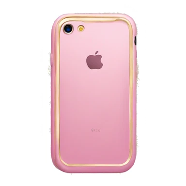 pink and gold iphone sticker