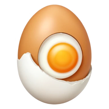 An egg enjoying its day In The sun  sticker