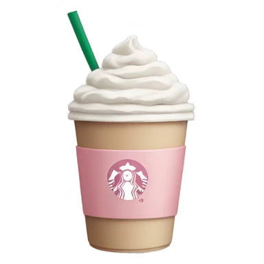 Soft pink Starbucks  sticker