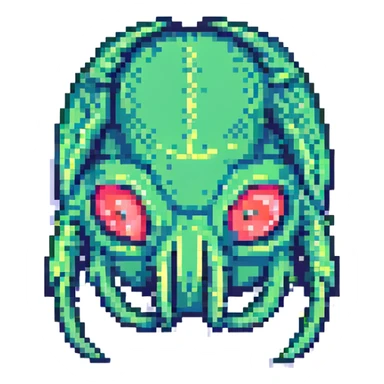 squid game mask icon sticker