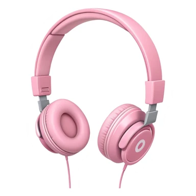 baby pink headphones sticker
