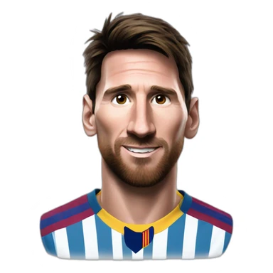 messi barcelona sticker