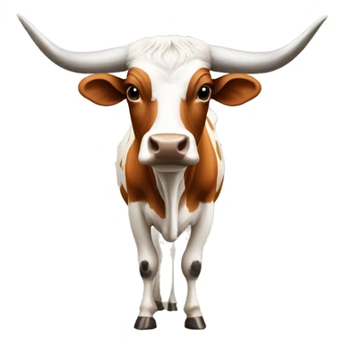Texas longhorn steer sticker