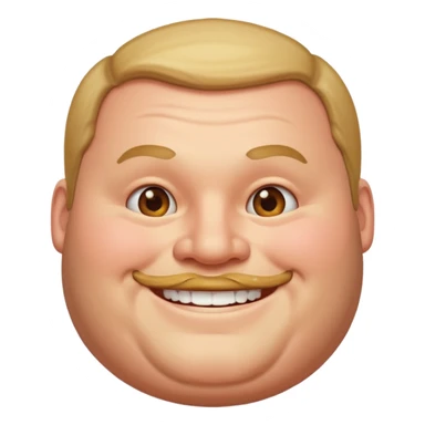 Really big fat man sticker