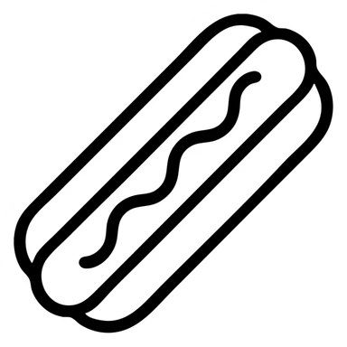 hotdog icon sticker