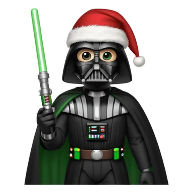 Darth Vader Santa  sticker