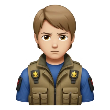 Leon Kennedy from resident evil 4 sticker