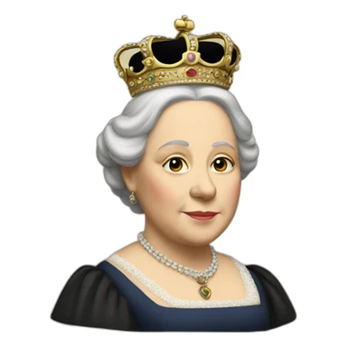 Queen Victoria sticker