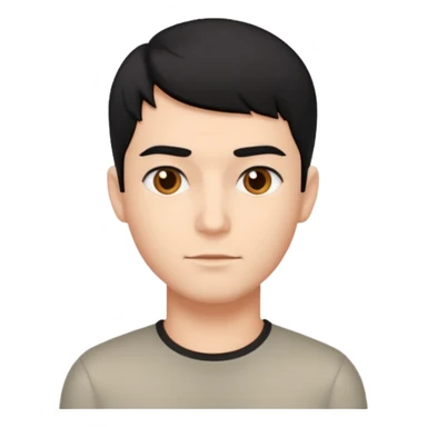 cool male head photos sticker