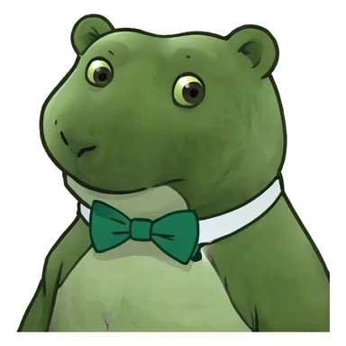 oso polar con un lazo  sticker