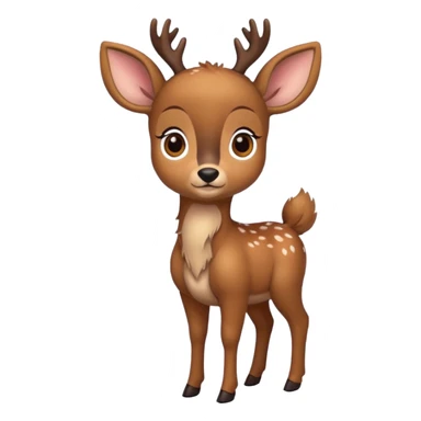 baby deer sticker