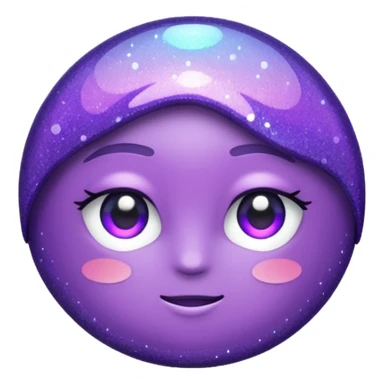 glitter purple pity sticker