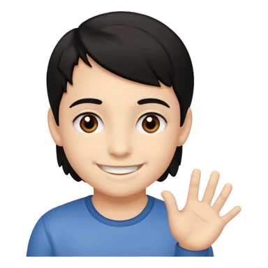 Kid saying 68 sticker