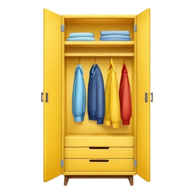 yellow wardrobe
 sticker