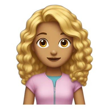 the girl learned something new sticker