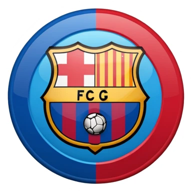 Barcelona soccer logo sticker