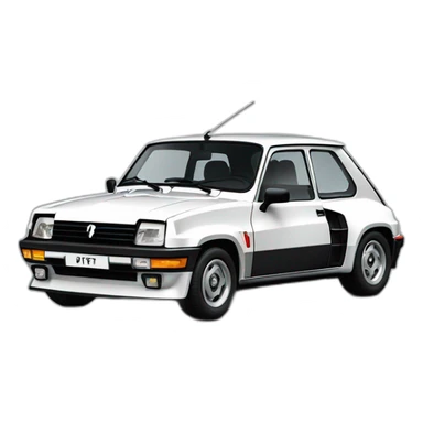Renault 5 turbo sticker