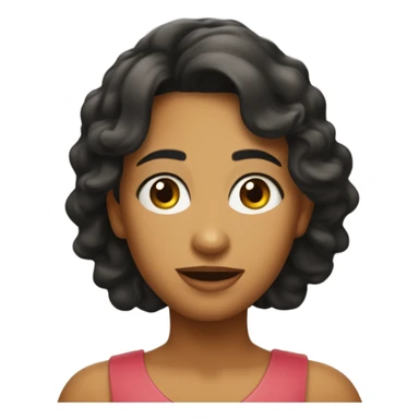 Uma moça morena sticker