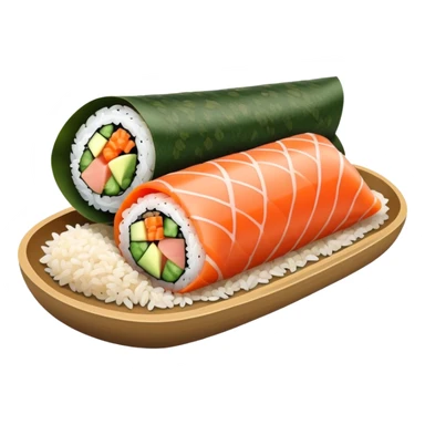 temaki handroll sushi sticker