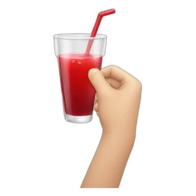offering red drink sticker