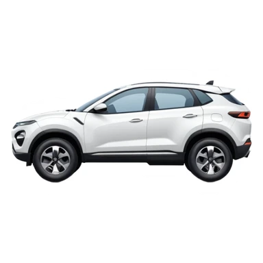 white tata harrier sticker