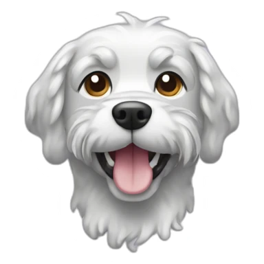 dog with shampoo foam sticker