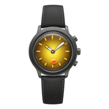 4 o clock on watch  sticker
