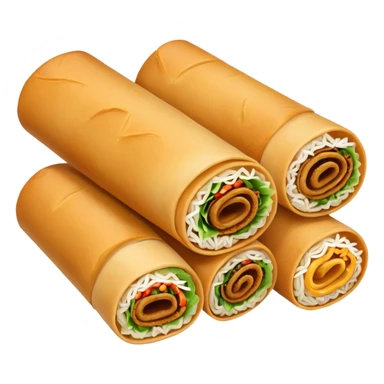 spring roll, lumpia sticker