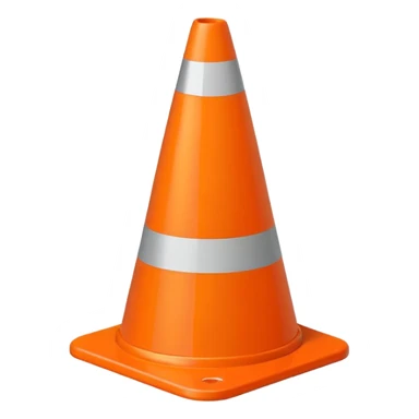 Warning Cone sticker