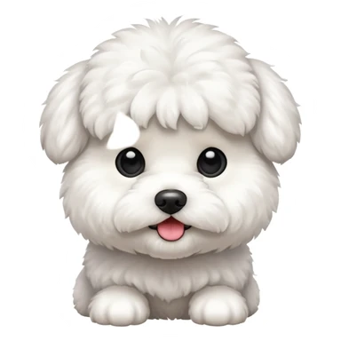 Bichon dog sticker