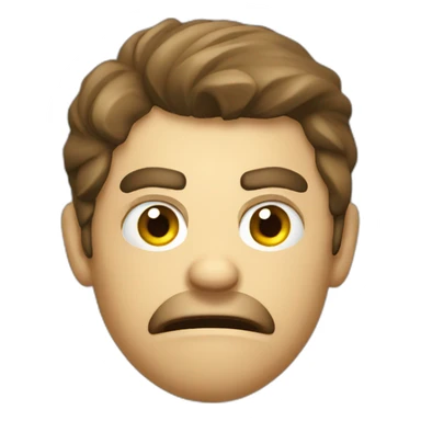 explorer angry , face sticker