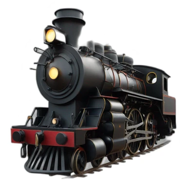 Steam locomotive sticker