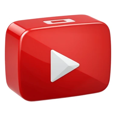 YouTube logo play button sticker