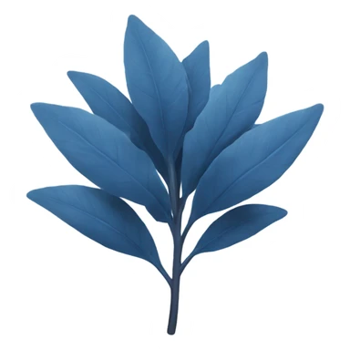 Bleu plant sticker